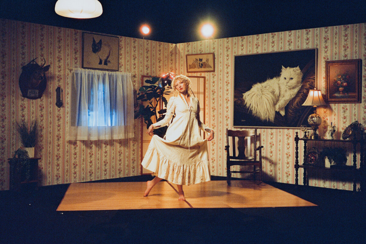 meg elsier shares 'spittake dress rehearsal' 
