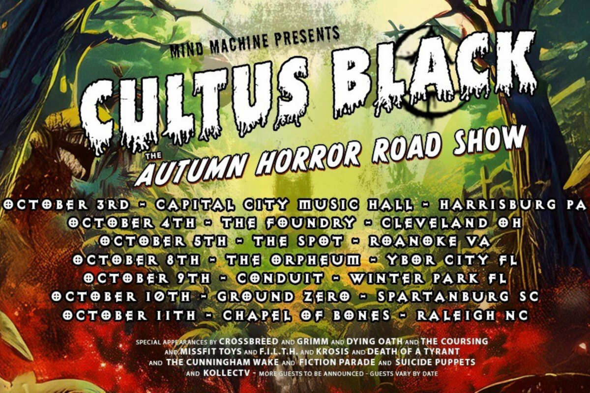 Cultus Black Announce Debut Headlining Tour, “The Autumn Horror Road Show” 