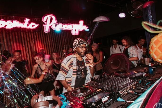 Cosmic Pineapple 10th Birthday celebration at Cova Santa - Sept 3 !