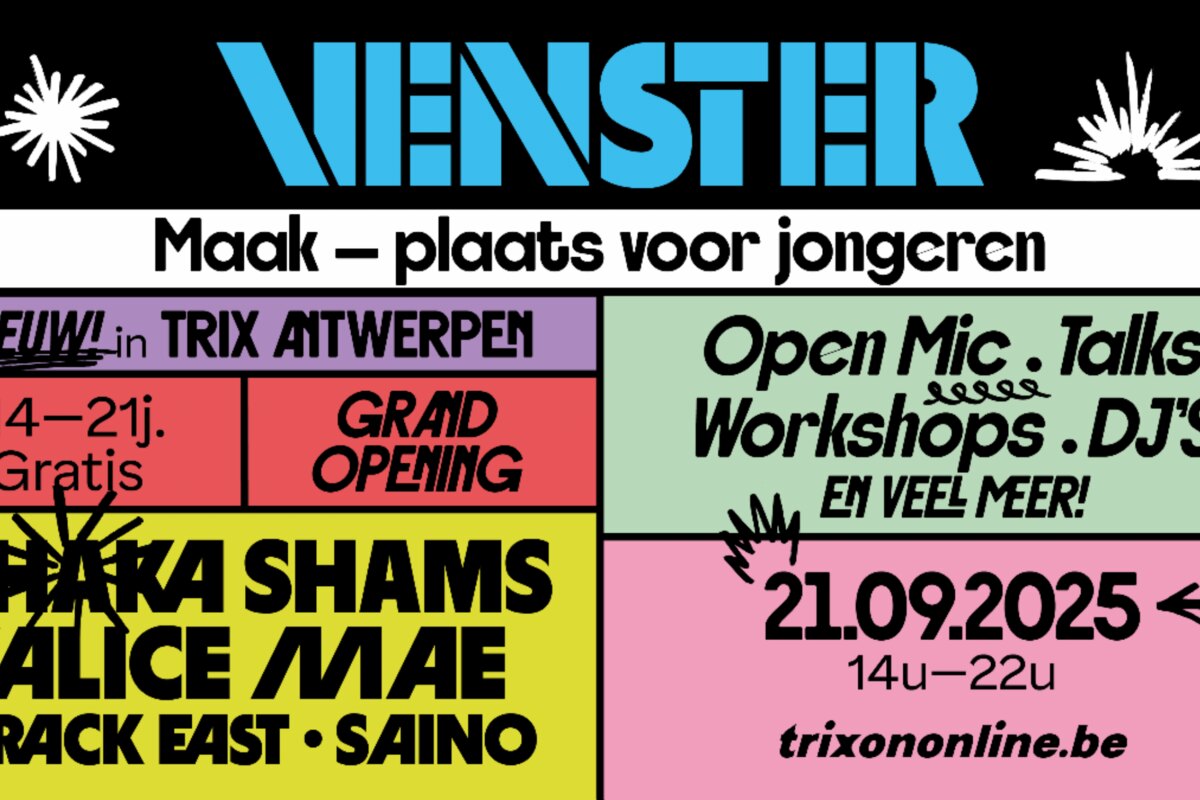 Opening VENSTER, nieuwe locatie in Trix! Maak-plaats voor jongeren.