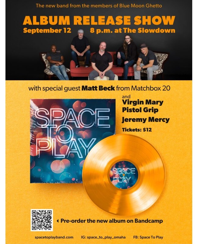 Omaha's groovy rockers Space To Play announce self-titled debut record + share optimistic tune "Daylight's Comin" out now