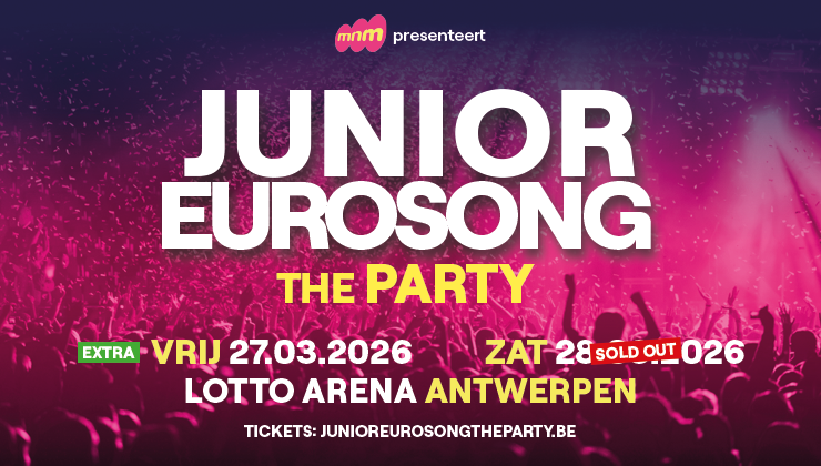 Junior Eurosong: The Party in 10 minuten uitverkocht: extra show op vrijdag 27 maart 2026