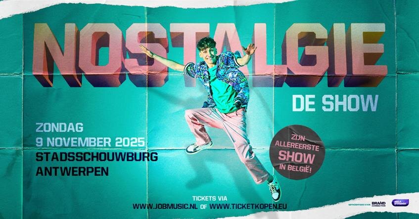 Van online naar live sensatie: JOB Dutchtuber komt naar Vlaanderen met eerste liveshow