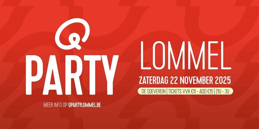 Q-Party keert na 5 jaar terug naar Lommel!