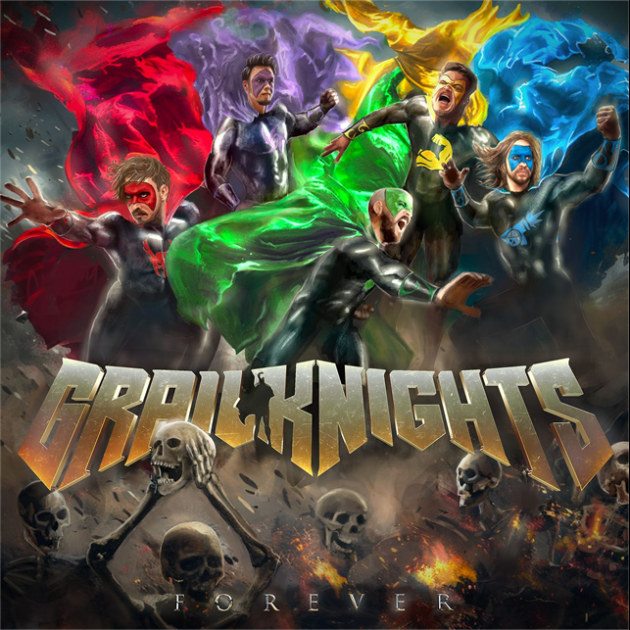 Grailknights continue their epic metal saga with music video for brand-new single “In The Eyes Of The Enemy” ft. Chiara Tricarico!