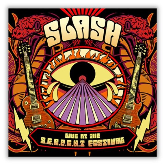 Slash announces Live Album and Concert Film   "Live at the S.E.R.P.E.N.T festival"