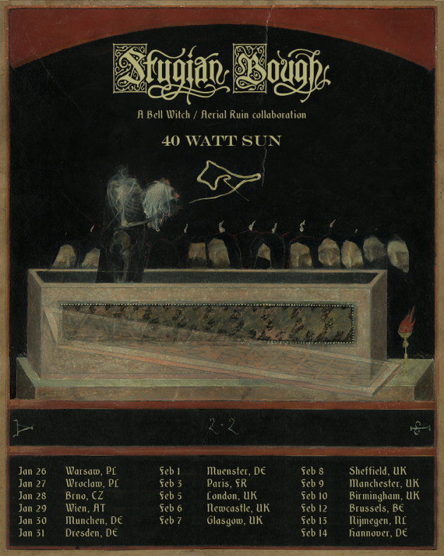 Bell Witch & Aerial Ruin share first taste of "Stygian Bough Vol. II"!