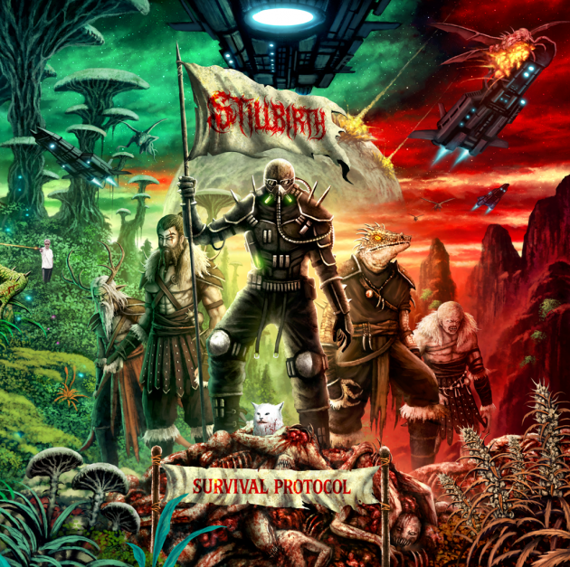 Brutal Surf-Death Metal Band Stillbirth  Release New Single ‘Throne Of Bones’ From Upcoming Concept Album “Survival Protocol”!
