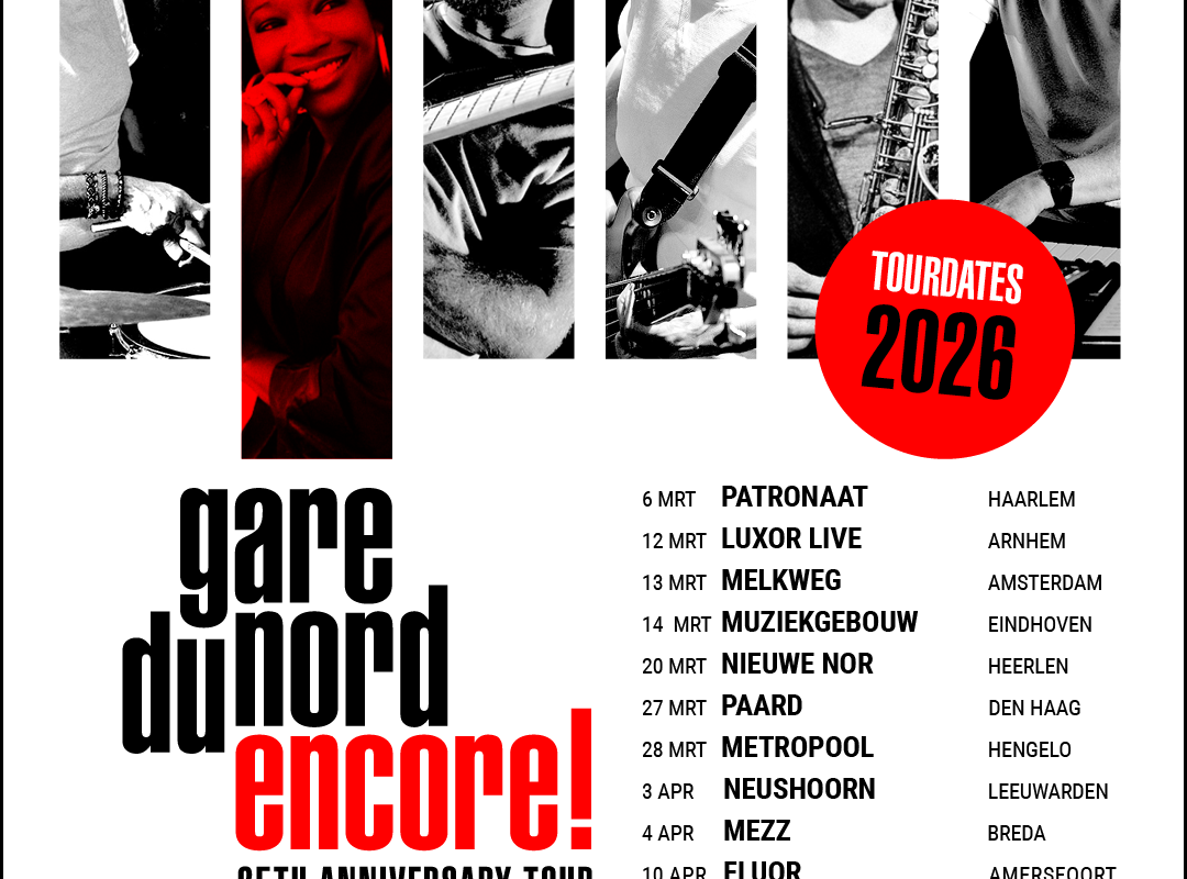 Nederlandse band Gare du Nord viert 25-jarig jubileum met eenmalige clubtour