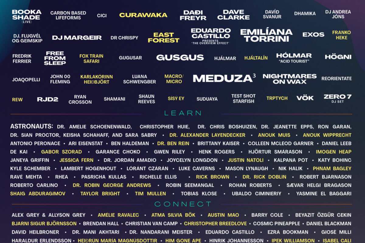 Iceland Eclipse adds Imogen Heap, Reggie Watts, Arc De Soleil, unveils Side Quests and Excursions