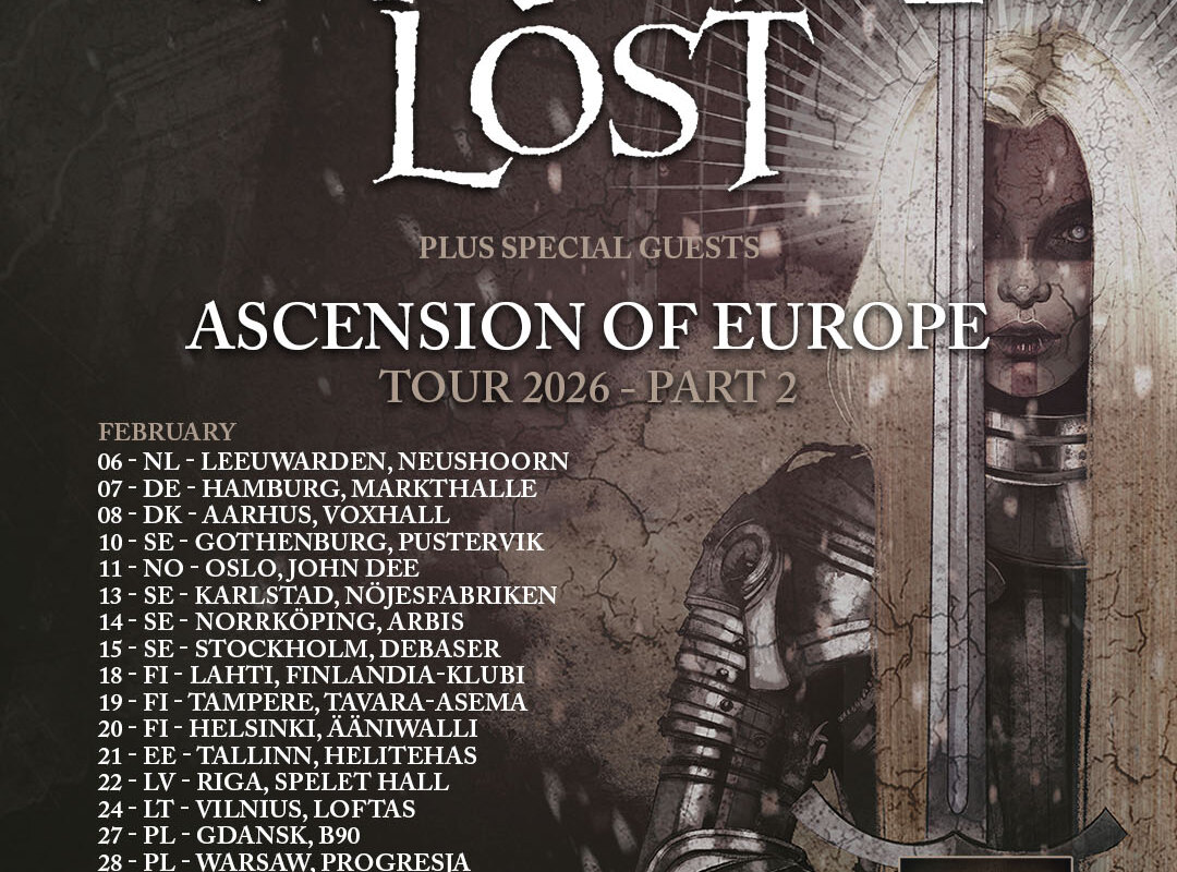 Paradise Lost Announce 2nd Leg Of "Ascension Of Europe" Tour For February And March 2026
