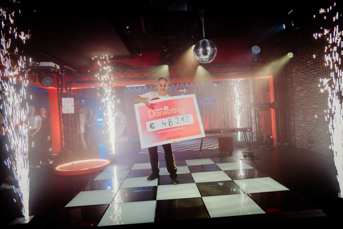 Peter Van de Veire haalt al dansend 48.210 euro op voor Kom op tegen Kanker