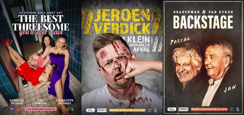 Vier nieuwjaar in FRAME met The Best Threesome, Jeroen Verdick en Backstage