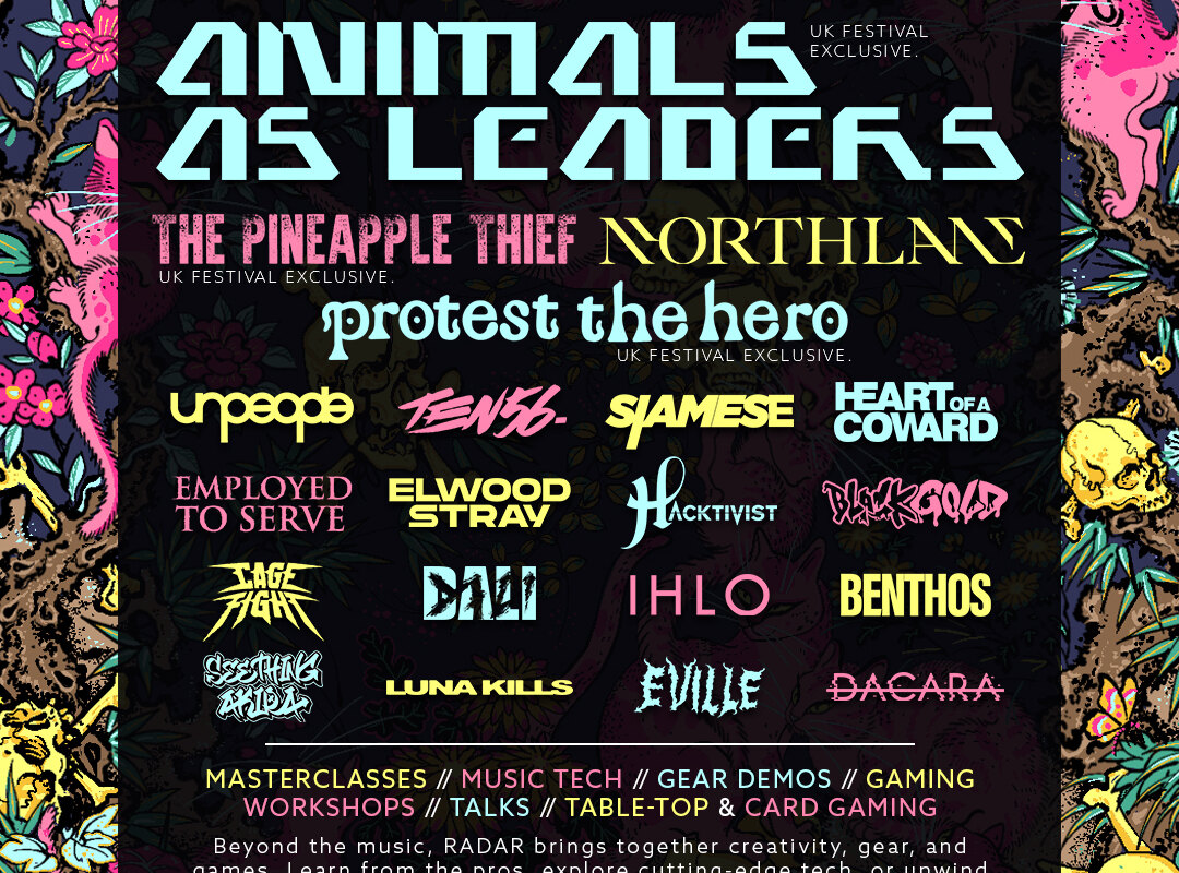 Radar Festival 2026: Animals As Leaders, The Pineapple Thief, Northlane, and more