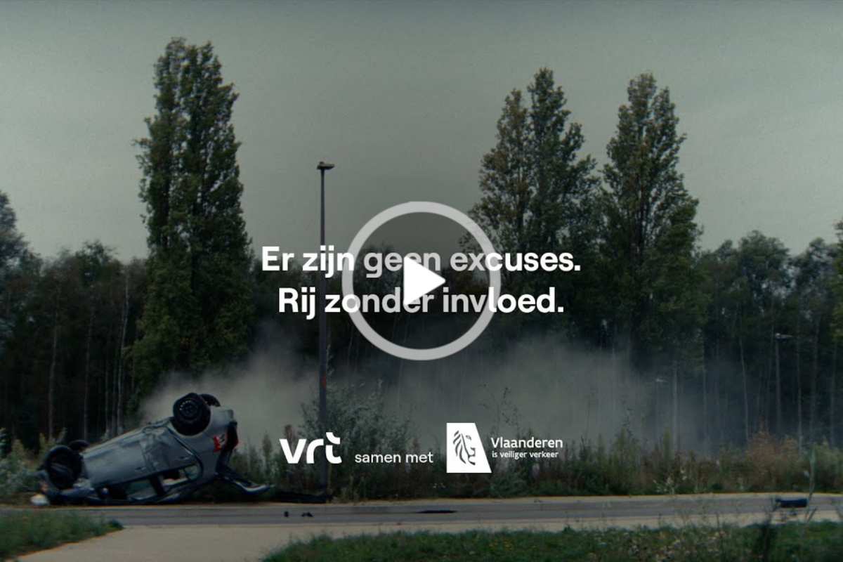 VRT lanceert verkeerscampagne: "Er zijn geen excuses. Rij zonder invloed."nell aan als voorzitter en CEO