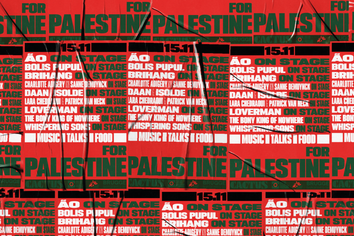 Live acts, dj's en sprekers deze week op het podium voor Palestina in Cactus Club