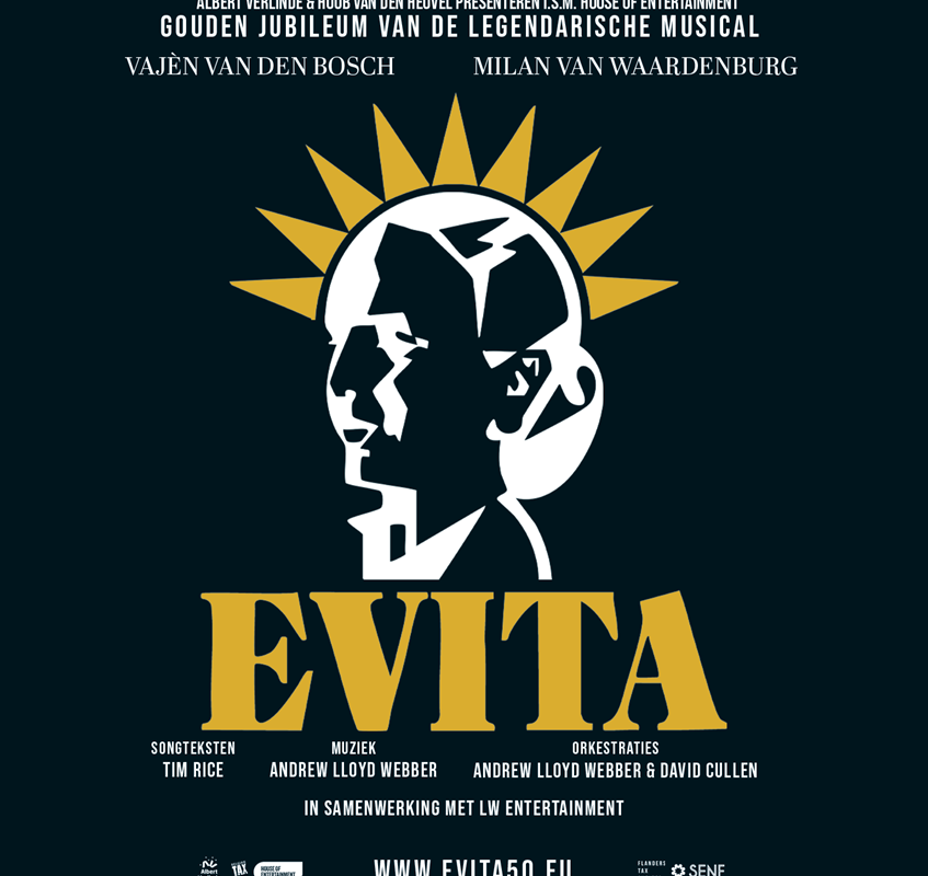Rockmusical 'Evita' viert gouden jubileum in Antwerpen