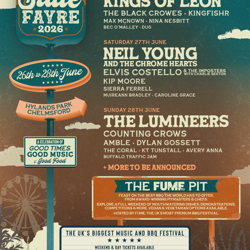 Festival Republic and Live Nation have today announced State Fayre,