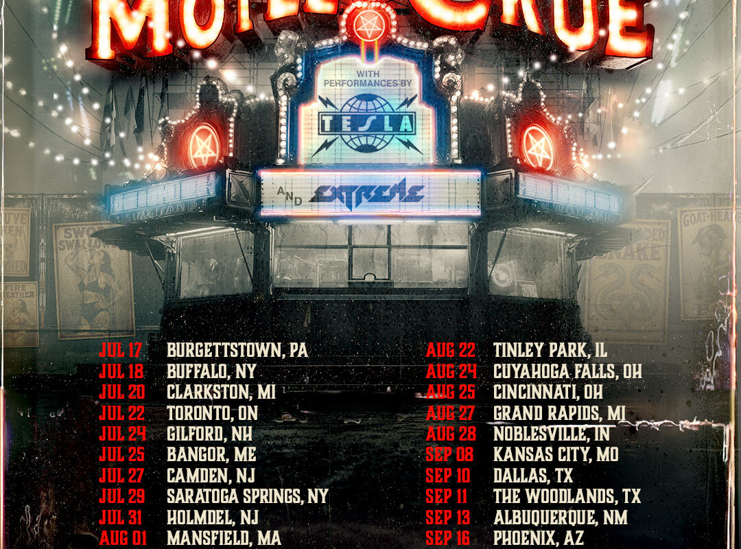 Tesla Announce Tour Dates with Motley Crue and Extreme Summer 2026! ​      
