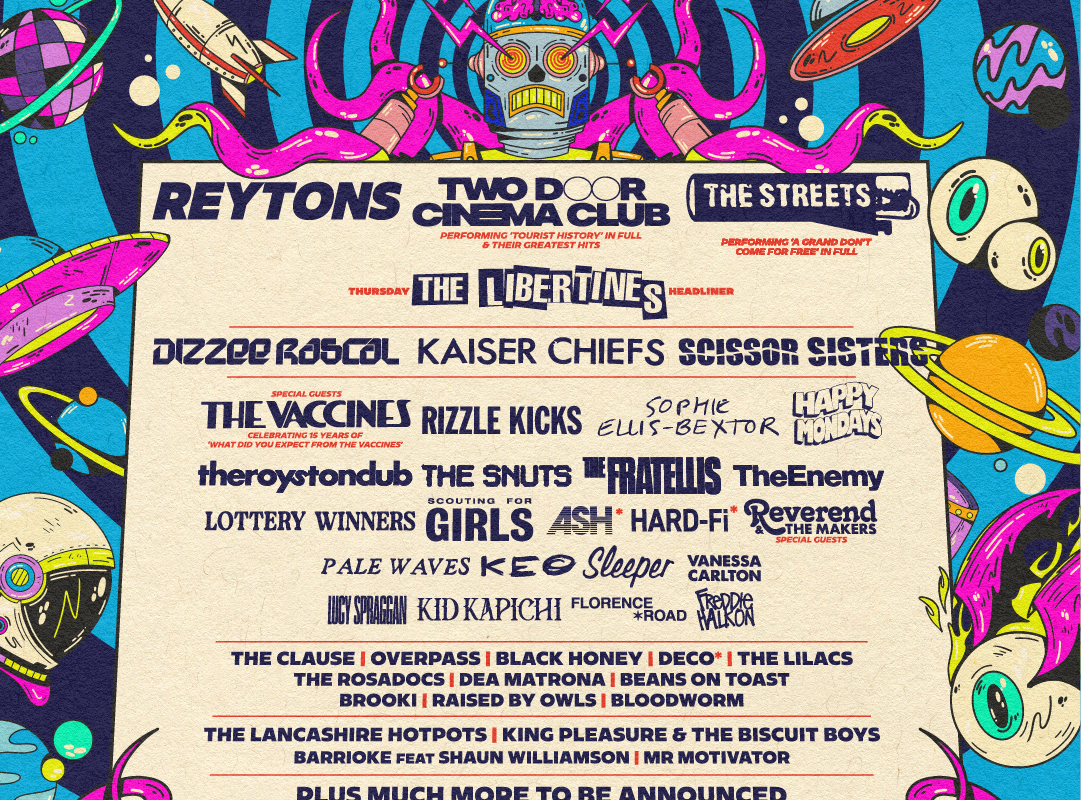 Y Not Festival announces 2026 lineup including Reytons, Two Door Cinema Club, The Streets, The Libertines