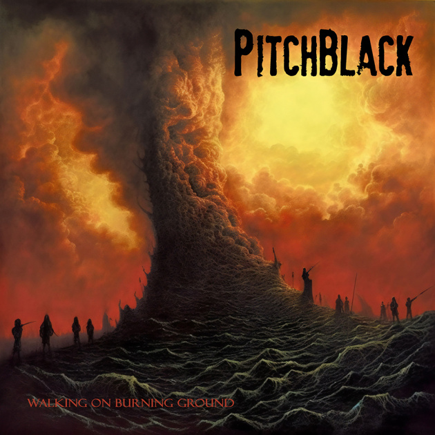 Danish melodic death/groove metal unit PITCHBLACK releases new album 'Walking On Burning Ground'
