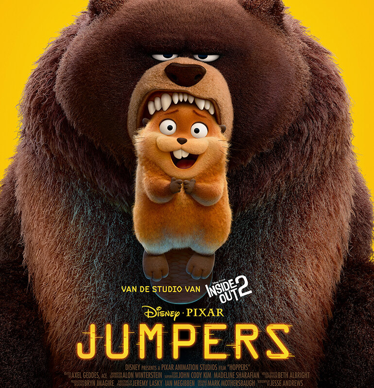 Ontdek de nieuwe trailer en poster voor "Jumpers” van Disney en Pixar