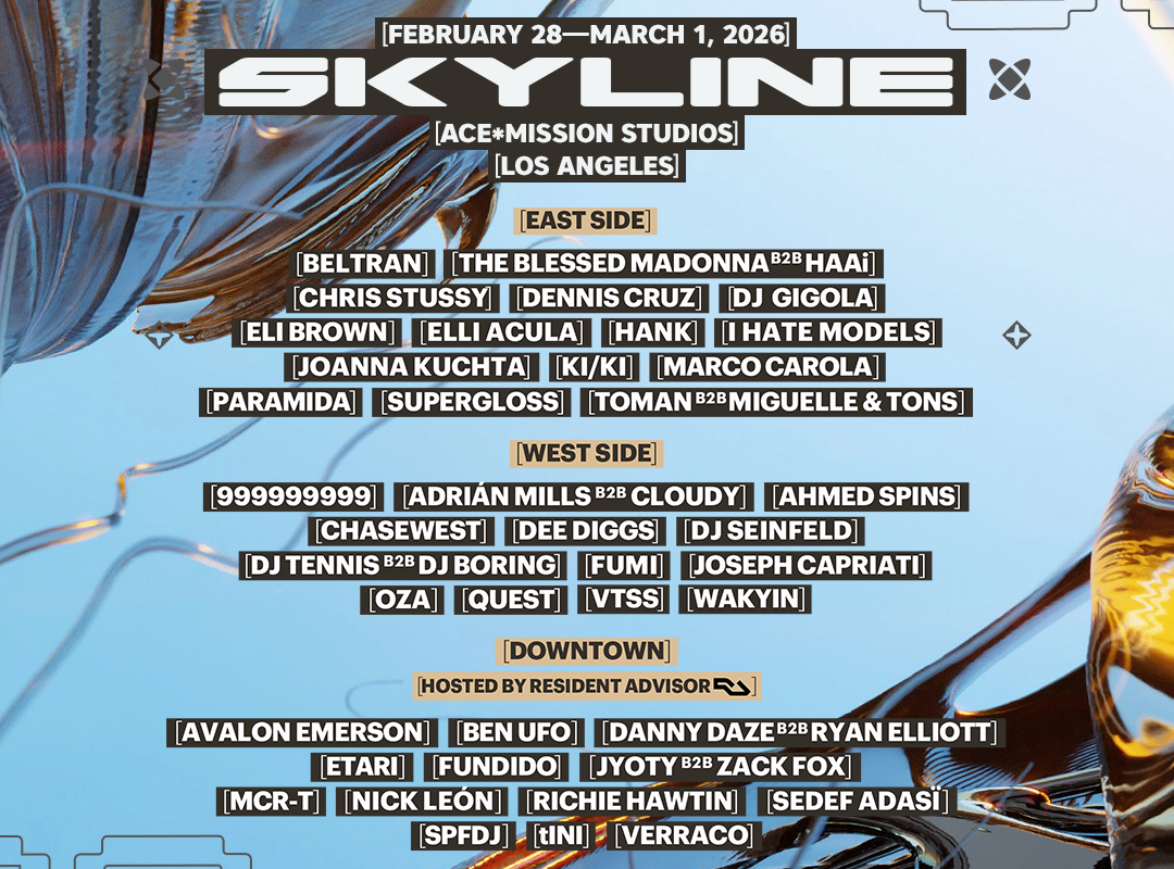 Skyline Festival Announces Richie Hawtin, Marco Carola, Chris Stussy, Ben UFO, VTSS, Avalon Emerson, Jyoty B2B Zack Fox, KI/KI + More for 2026 Edition