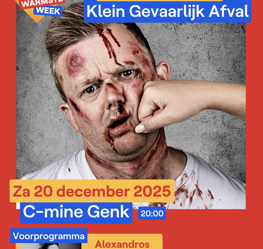 Ontdek Alexandros Giannakidis: Lokaal voorprogramma voor comedyshow t.v.v. De Warmste Week
