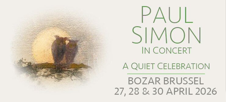 Paul Simon keert na 8 jaar terug naar België met de “A Quiet Celebration Tour”: op 27, 28 en 30 april 2026 in Bozar Brussel