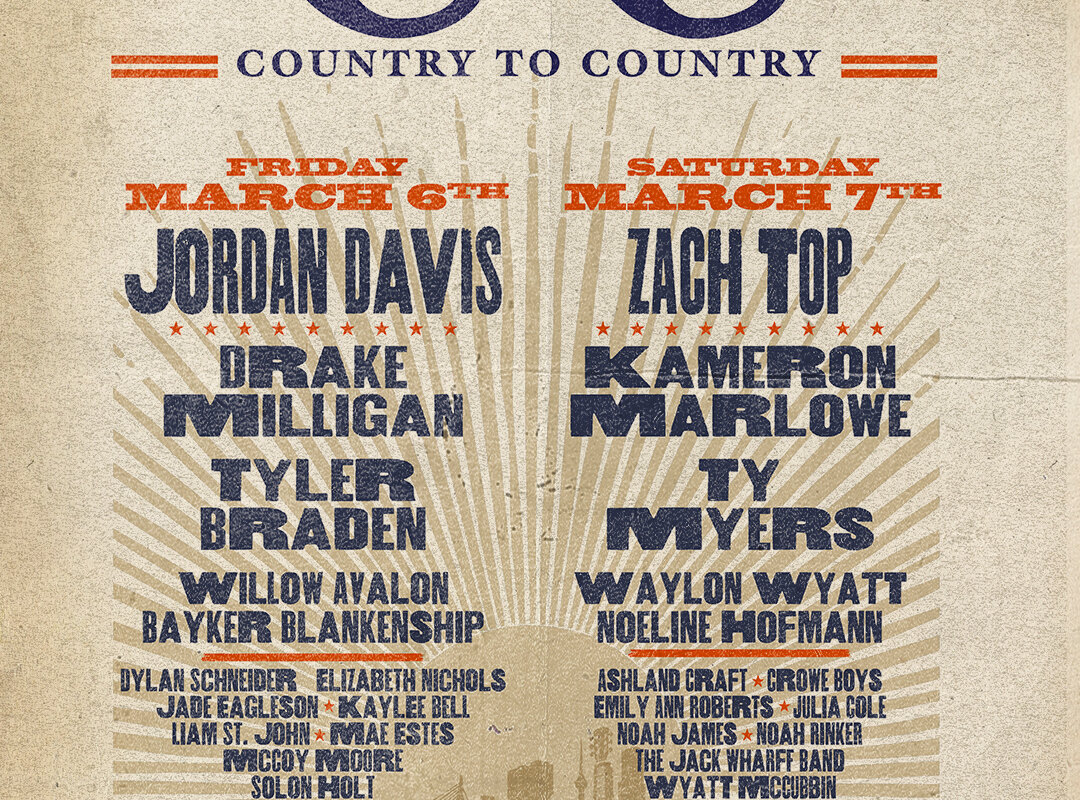 C2C: Country to Country Rotterdam maakt volledige line-up bekend