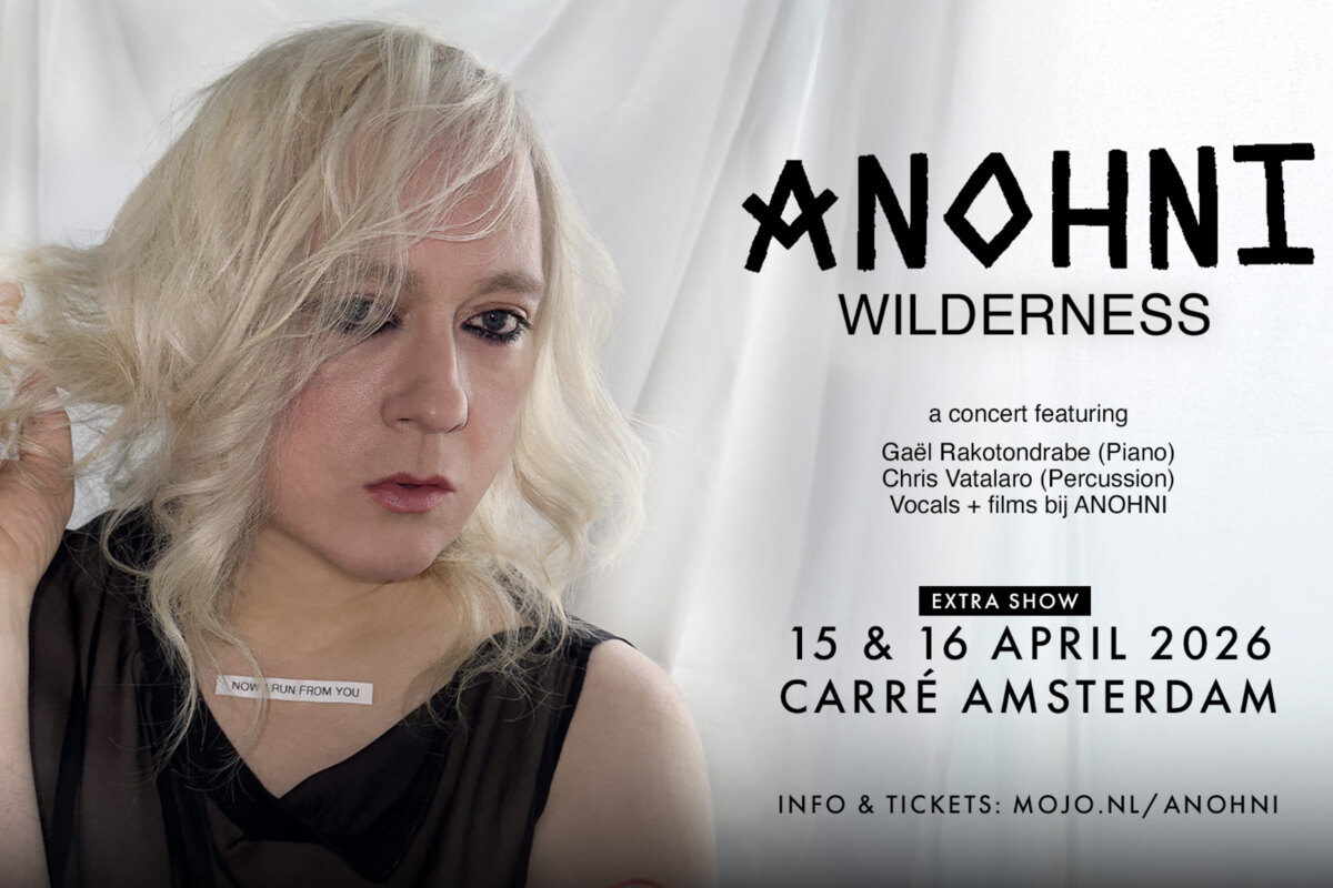 Anohni voegt extra show toe in Carré op donderdag 16 april
