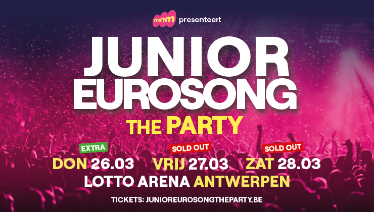 Junior Eurosong: The Party verrast tijdens De Warmste Week!