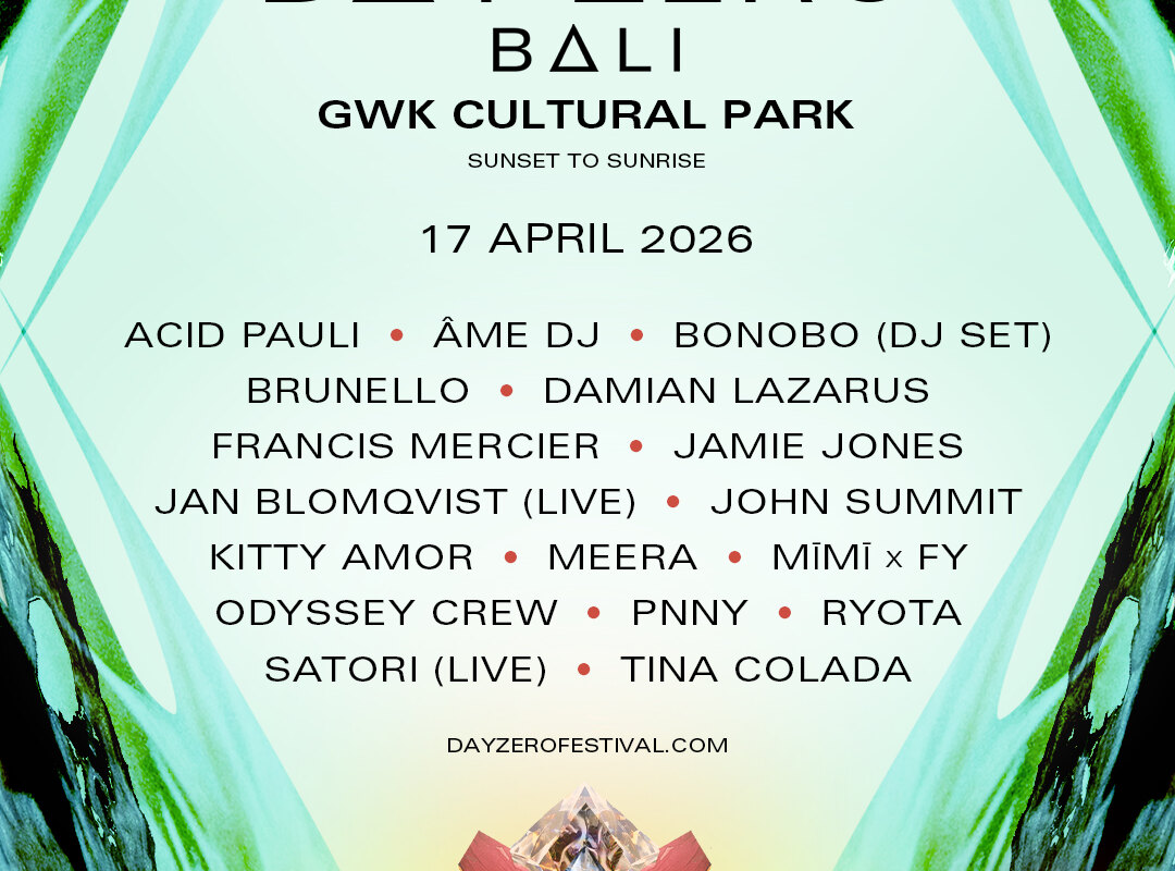 Damian Lazarus Reveals Day Zero Bali 2026 Lineup ft. Jamie Jones, Âme DJ, Bonobo (DJ Set), Brunello + more