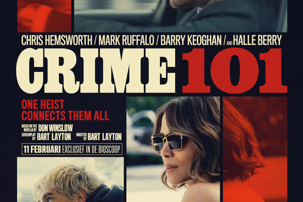 CRIME 101 - Nieuwe trailer met o.a. Chris Hemsworth, Mark Ruffalo, Barry Keoghan en Halle Berry!