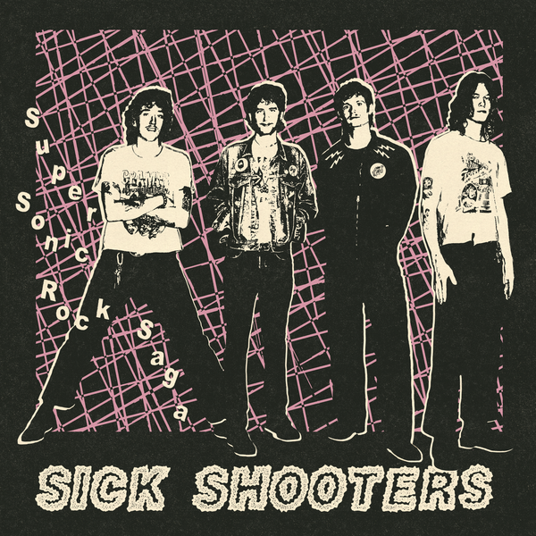 Netherlands garage punk act Sick Shooters announce debut album "Super Sonic Rock Saga" (out March 19)