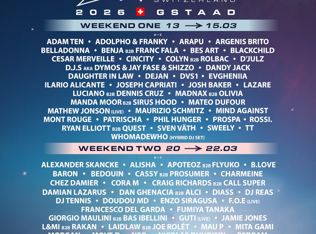 Caprices 2026 Unveils Full Lineup ft Slapfunk, Chez Damier, Fumiya Tanaka, D’Julz, Doudou MD, Enzo Siragusa, Mathew Jonson, Prospa, Sweely + More