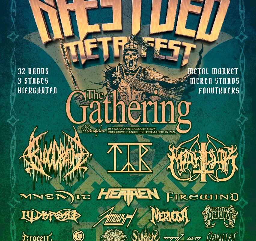 The Gathering and five additional acts announced for Næstved Metalfest 2026