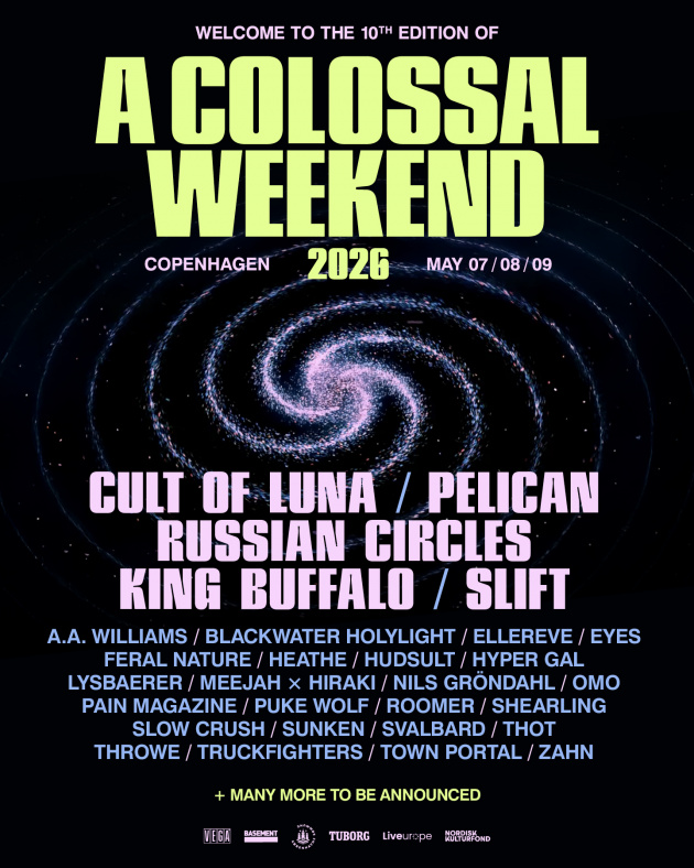 A Colossal Weekend adds seven new Danish acts to its 10-year anniversary edition in 2026