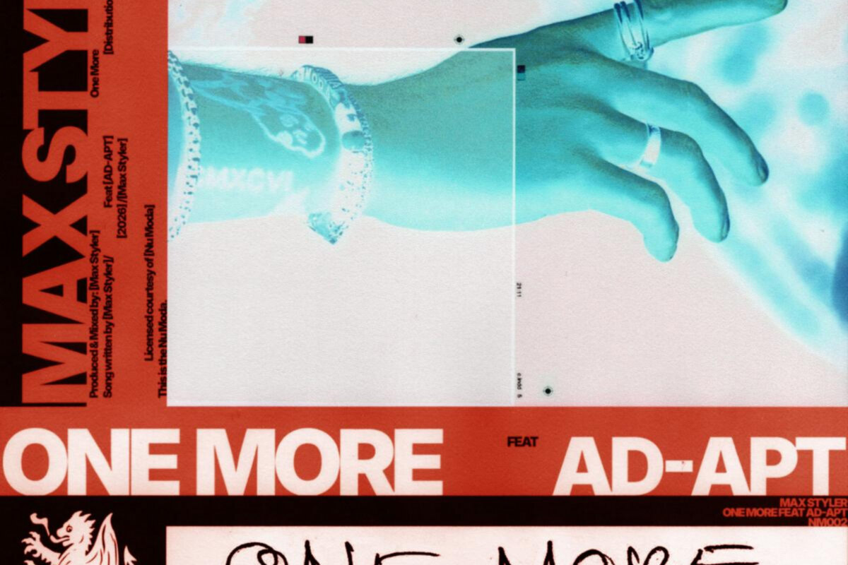 Max Styler Takes the Night to Highest Potential With Insatiable Tech House Club Banger "One More" ft. Ad-Apt via Nu Moda 