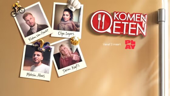 Onder andere Metejoor, Astrid Coppens, Toby Alderweireld en Inge Onsea openen hun deuren voor een nieuw seizoen van Komen Eten op Play