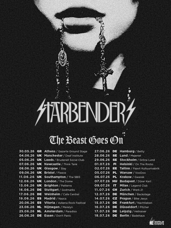 Starbenders Announced European And Uk Summer 2026 Shows