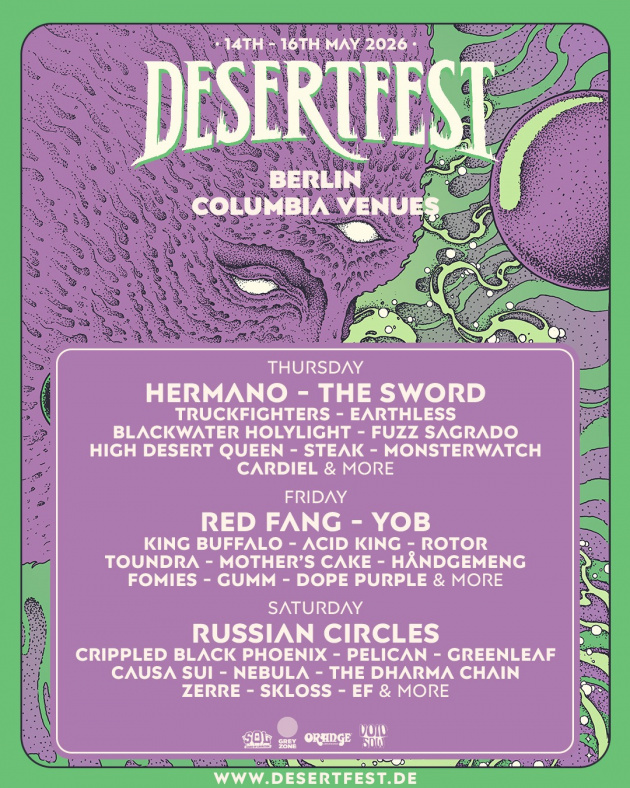 Desertfest Berlin Announces YOB for 2026 - Exclusive Germany Show!