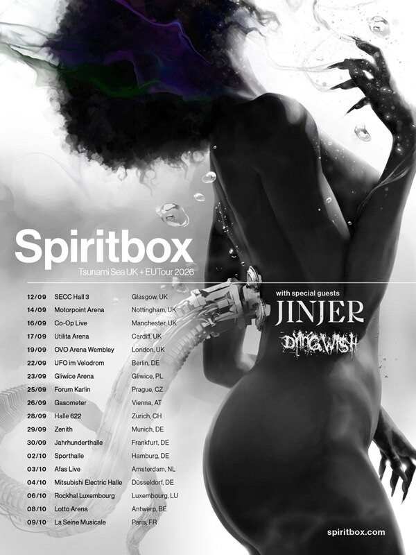 Spiritbox The Triple Grammy-Nominees Confirm Their  Biggest EU Headline Tour To Date
