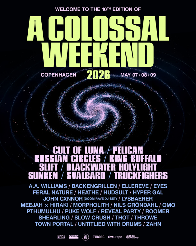  A Colossal Weekend is ready with the full line-up for its 10-year anniversary edition in 2026