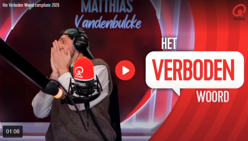 Goed nieuws voor de luisteraars, kostelijk record voor Qmusic: Q-dj’s zeiden nog nooit zo vaak ‘Het Verboden Woord’