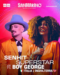 SENHIT wint San Marino song contest 2026 met het nummer Superstar feat. Boy George