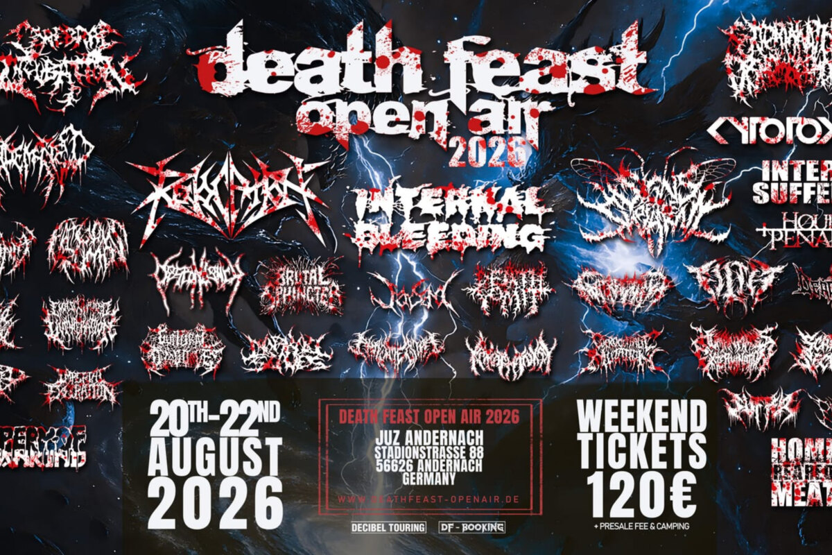 Deathfeast Open Air 2026 reveals complete lineup