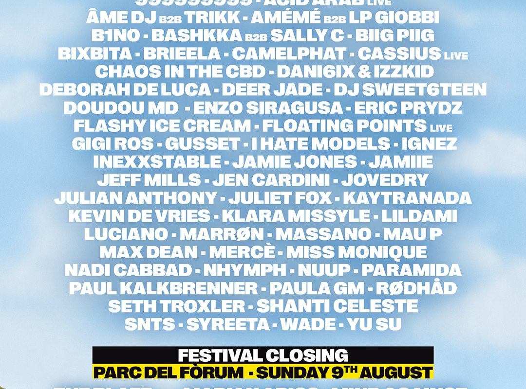 Barcelona’s Brunch Electronik Festival 2026 Reveals 3-Day Expansion and Full Lineup