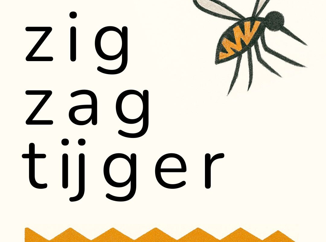 Zigzagtijger', debuutsingle van gelijknamige band Zigzagtijger, uit via Ondergrondpop Records