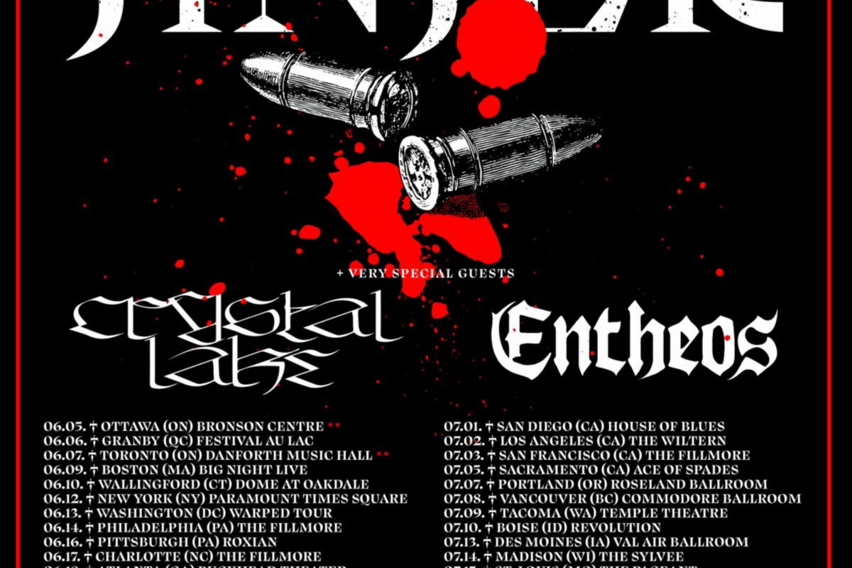 Jinjer Announce 2026 North American Tour with Crystal Lake and Entheos!